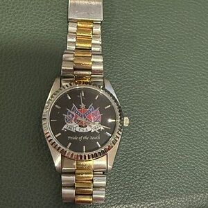 Pride of the South Silver and Gold Two-Tone Watch